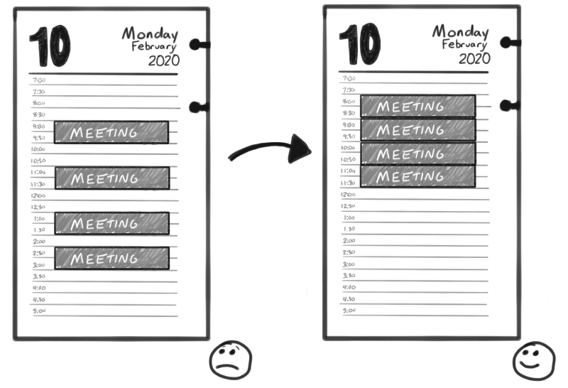 Defrag your Calendar