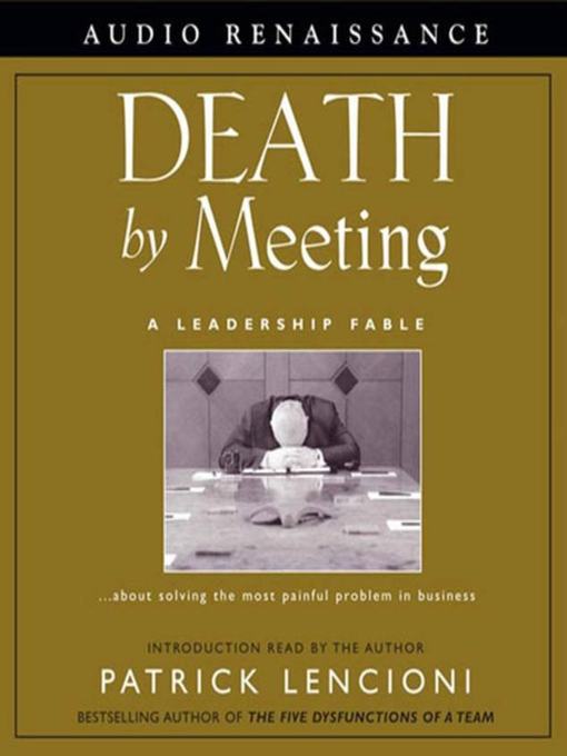 Cover of Death by Meeting